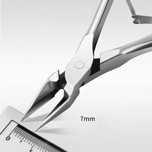 Tijeras para Uñas de Acero Inoxidable de Alta Calidad con Logotipo Personalizado, Hoja Recta y Punta Afilada - Product Image 3