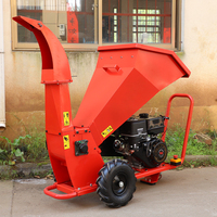 Moins cher Ce Meilleur Déchets Industrielle Électrique Mini Piste Puissant Bois Palette Déchiqueteuse Mulcher Machine Avec Moteur Diesel