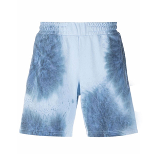 2024 pantalones cortos con tinte de corbata para hombre de alta calidad de diseñador más vendidos estilos casuales cuadrados y holgados teñidos lisos - Product Image 1