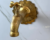 Robinet d'eau marocain en laiton gravé fait à la main robinet marocain en laiton cuivre éviers et robinets nouvel OEM disponible 10