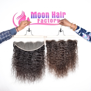 2025 Extensions frontales bouclées douces de cheveux humains de temple indien de luxe Exportation de douceur alignée sur les cuticules de l'usine par commande en ligne - Product Image 6