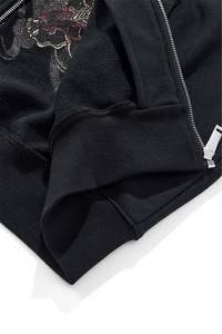 High quality anti wrinkle Men Embroidery Hoodies breathable comfortable light weight custom logo/colors Men Embroidery hoodies - Product Image 6