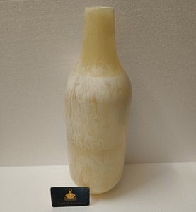 Vase en résine époxy alabastre, prix d'usine en gros, vase en verre blanc, résine tourbillonnée, soufflé à la main, vase décoratif pour fleurs, décoration d'intérieur - Product Image 4