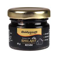 Résine de Shilajit de l'Himalaya naturelle Baidyanath, tonique à base de plantes pour l'énergie, la vitalité, l'immunité et la clarté mentale