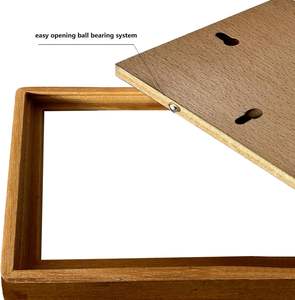 Marcos de fotos de madera natural Cuadro de madera Marco de fotos de mesa pequeño Marco de fotos de madera maciza Rústico - Product Image 3