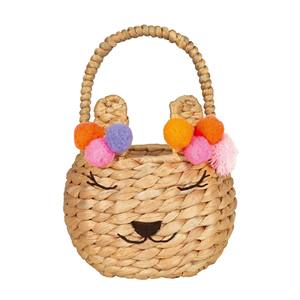 ตะกร้าอีสเตอร์ลายกระต่ายผักตบชวาสานดีไซน์ใหม่สำหรับเก็บลูกอมของตกแต่งวันอีสเตอร์ของตกแต่งวันหยุดเทศกาลอีสเตอร์ - Product Image 1