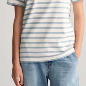 T-shirt à rayures de haute qualité pour femmes-Élégant, confortable et idéal pour les tenues tendances et décontractées - Product Image 6