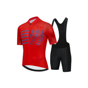 ชุดกีฬาผ้าโพลีเอสเตอร์ชุดยูนิฟอร์ม100% ปั่นจักรยานชุดเสื้อปั่นจักรยานออกแบบได้ตามต้องการดีไซน์ล่าสุด - Product Image 5