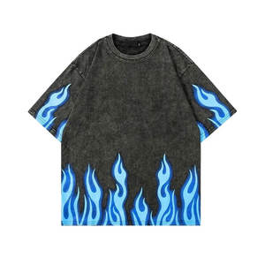 Camiseta Moderna para Hombre con Estampado Lavado al Ácido, Diseño Gráfico Clásico Personalizado - Product Image 6