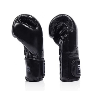 Gants de boxe Fairtex en cuir de vachette véritable sur mesure, à lacets, très demandés, pour l'entraînement et le sparring des jeunes et des adultes - Product Image 4