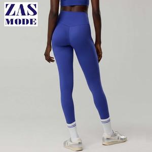 Legging de sport et yoga ODM, coupe droite, longueur cheville, infroissable, effet galbant fessier, taille haute élastique, pour le fitness, modèle international - Product Image 1