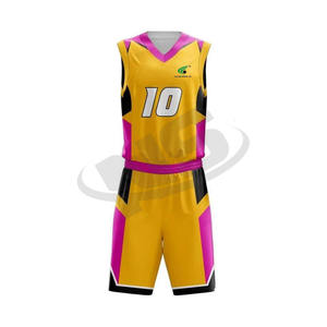 Uniforme de baloncesto de alta calidad Ropa deportiva Color personalizado Equipo ligero Club Baloncesto Jersey y pantalones cortos Nueva llegada - Product Image 2