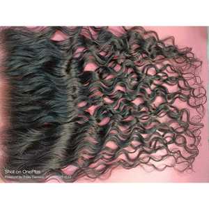 Extensiones de cabello humano virgen Remy 100% Premium 26 pulgadas cutícula alineada rizada para suizo para encaje Frontal donante único estirado - Product Image 2