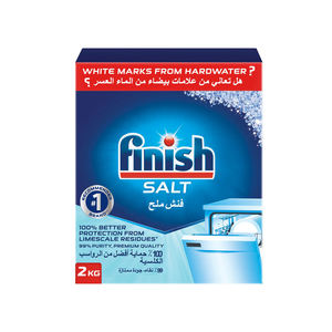 Asegure platos limpios impecables con la bolsa de sal para lavavajillas Finish de 1kg para un rendimiento de lavado constante - Product Image 2