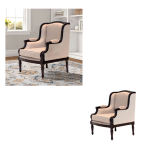 Venta al por mayor Arion tallado a mano marco de madera de caoba clásico acento sillón restaurante muebles para sala Vip de Indonesia - Product Image 4