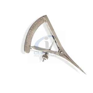 OFTÁLMICA QUIRÚRGICA DENTAL ACERO INOXIDABLE COLOR AZUL CASTROVIEJO PINZA 20MM PULIDO SIN PURGA CURVA RECTA APROBADO CE - Product Image 5