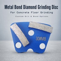 Disque de meulage diamanté à liaison métallique PG, outils abrasifs pour béton, OEM, moyen, pour préparation de surface de meuleuse à sol
