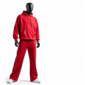 Conjuntos Deportivos con Capucha de Algodón de 380g, Pantalones Acampanados de Felpa Estampada de Alta Calidad, Tallas Grandes, Transpirables, Manga Larga, Ropa Urbana - Product Image 6