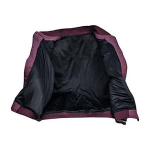 Veste universitaire avec broderie, logo streetwear, patchs, style veste de baseball - Product Image 2