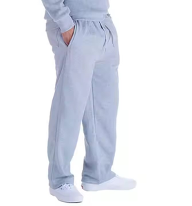 Pantalones Deportivos YOUMI Personalizados OEM, con Franjas Laterales de Felpa, Bolsillos, Transpirables, Gruesos, Holgados, con Cordones Ajustables, Sólidos, de 350g, para Hombre - Product Image 2