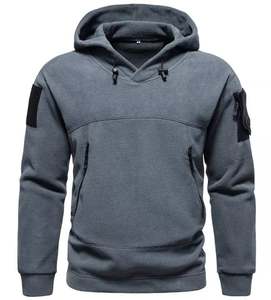 High Quality 100% Cotton Men's Pullover Hoodie Sweatshirt Eco-Friendly and Warm for <b>Winter</b> - Product Image 6