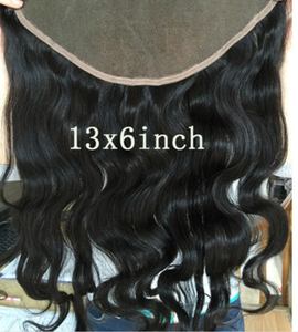 Extensión de cabello humano indio natural, frontales 13x4 13x6 - Product Image 4