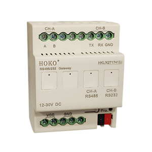 HOKO Hi-Bus KNX-485/232 Gateway RS485/RS232 Módulo Convertidor de Comunicación KNX Automatización de Edificios Inteligentes MQTT Doble Voltaje - Product Image 1