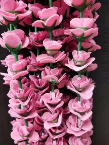 สายกุหลาบดอกไม้ประดิษฐ์พวงมาลัยดอกไม้พร้อมพู่ตกแต่งงานแต่งงานงานปาร์ตี้เทศกาลตกแต่งฉากหลังของตกแต่ง - Product Image 6