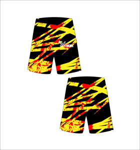 Custom red black <b>yellow</b> Basketball <b>Shorts</b> Athletic Mesh Sportswear - Product Image 1