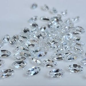 Topacio blanco natural Marquesa 2x4mm facetado-Topacio blanco de alta calidad Suelto - Product Image 1