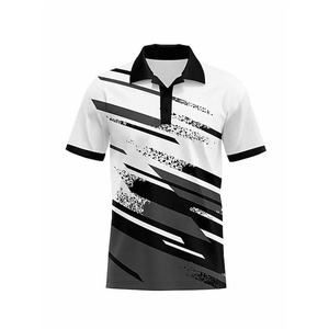 Verano de alta calidad para hombres para Polos Camiseta de manga corta con estampado 3D de gran tamaño Todos los días Casual Antiarrugas ODM Supp - Product Image 2