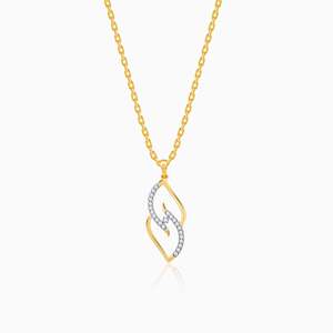 Pendentif et breloque en or avec diamant Eternal Spark - Product Image 2