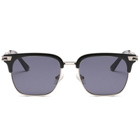 RTS nouveauté métal lunettes de soleil de luxe à la mode pour unisexe protection UV confortable et durable conception de jante complète