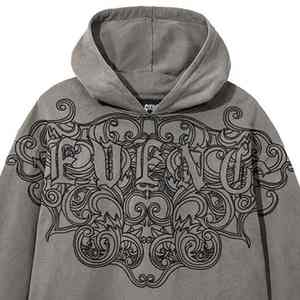 Sweat à capuche personnalisé à la mode avec impression DTG et DTF avec illustration numérique artistique pour un usage quotidien et un style urbain - Product Image 3