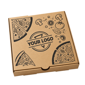 Cajas Cuadradas de Cartón Reciclado Impresas en Flexografía a Cuatro Colores, Ecológicas, para Entrega de Alimentos, Caja Personalizada para Pastel - Product Image 1
