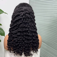 Perruques brutes vierges à cuticule alignée cheveux humains Lace Front sans colle HD Lace Closure perruques Raw Burmese Curly Hair perruque vendeur