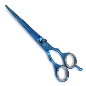 Tijeras de corte de pelo de peluquero profesional, tijeras de peluquería de hoja recta de acero inoxidable para herramienta de belleza de estilismo - Product Image 1