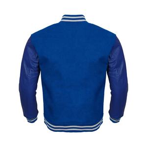 Top OEM personalizado de cuero de manga larga bordado transpirable mejor producto único CollegeBaseballjacket para los hombres - Product Image 2