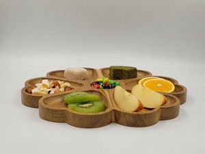 Bandeja de Cocina Comercial Ecológica de Alta Calidad Huhipro ACACIA, D30H2 cm, Apta para Contacto con Alimentos, para Restaurantes, Compatible con OEM/ODM, Vietnam - Product Image 4