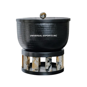 Venta caliente cazuela de diseñador de acero inoxidable estilo clásico utensilios de cocina calentador de alimentos de mesa y olla caliente nueva llegada Metal de lujo - Product Image 4