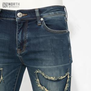 Jeans Rectos Ligeros Personalizados para Hombre, 100% Algodón, Secado Rápido, Ropa Urbana, Mejor Venta 2025, Jeans de Mezclilla al por Mayor para Hombre - Product Image 4