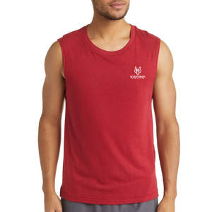 Débardeur de gym sans manches pour hommes avec coutures durables pour les amateurs de fitness. - Product Image 1