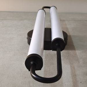 새틴 블랙 조명 호텔 LED 욕실 화장대 조명 현대 벽 램프 비품 디자인 Led 벽 보루 조명 - Product Image 4