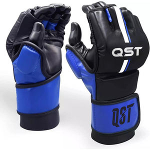 Nuevo Premio barato personalizado MMA guantes de agarre cuero duradero antideslizante gancho Cierre de bucle competición de entrenamiento de adultos personalizado - Product Image 1