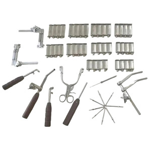 Juego de distractores cervicales Caspar de acero inoxidable, color y logotipo personalizados, reutilizables, para cirugía neurológica y de columna vertebral, de alta calidad - Product Image 1