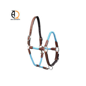 Licol en cuir anglais élégant et confortable, réglable en nylon, durable pour chevaux - Product Image 3