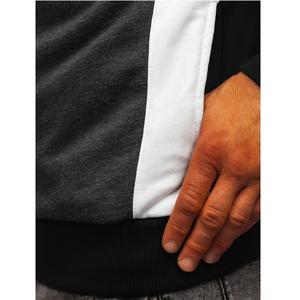 Sudaderas con capucha sólidas transpirables de manga larga para hombre más vendidas Negro Blanco Logotipo personalizado Estampado Ecológico Invierno Diseño de servicio OEM - Product Image 6