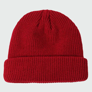 Gorro de punto de invierno unisex con gorro bordado de color de pigmento puro Patrón de personaje de suministro del fabricante del proveedor del sombrero - Product Image 4