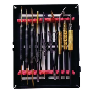 ชุดเครื่องมือทันตกรรมปริทันต์สีดำเคลือบแหล่งจ่ายไฟด้วยมือทำจากเหล็กทำความสะอาดช่องปากเติมฟัน - Product Image 6