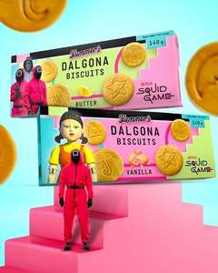 Dalgona บิสกิต140กรัมขนมปลาหมึกของเกาหลี - Product Image 1